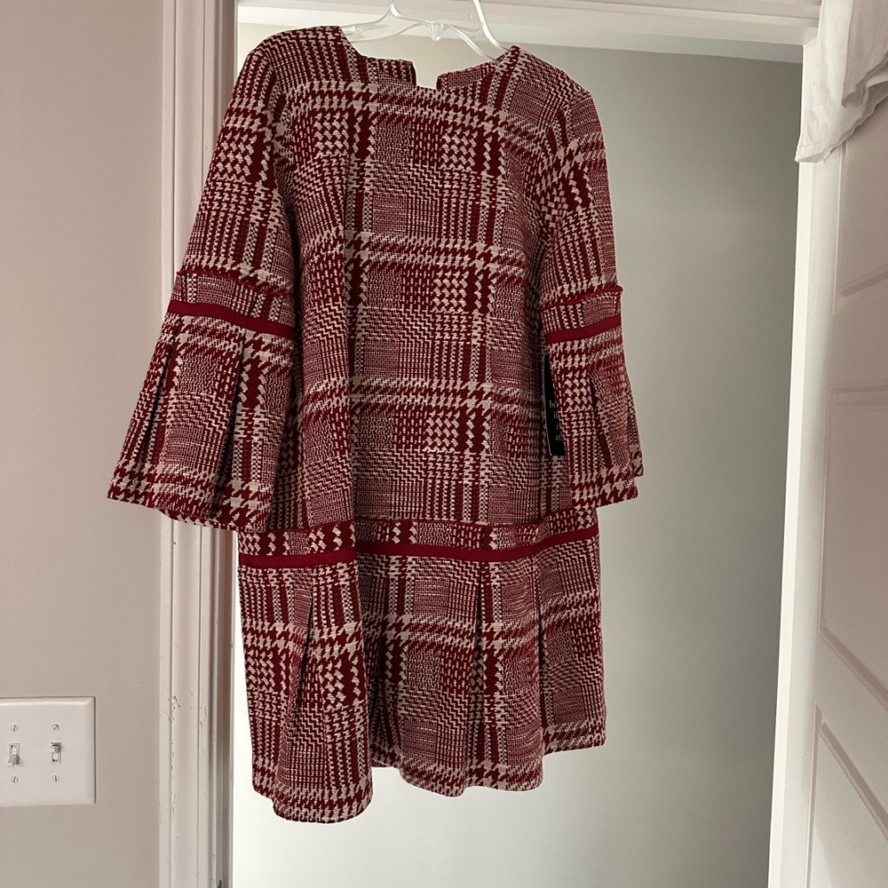 Tuckernuck Red and White Plaid Dress